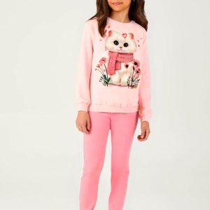 Conjunto Moletom Rosa