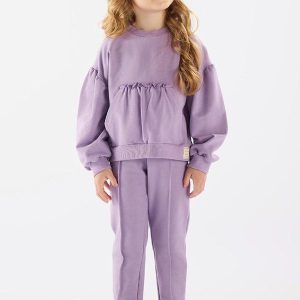 Conjunto Nature Blusão e Calça Roxo