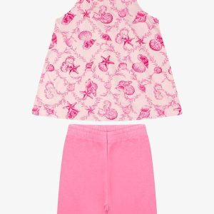 Conjunto Regata com Ciclista Rosa
