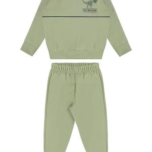 Conjunto T-Rex Time Infantil Verde