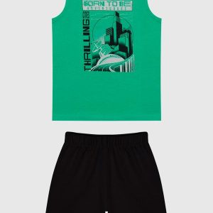 Conjunto Thrilling Comfort Menino Verde