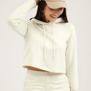Conjunto em Moletom Off White