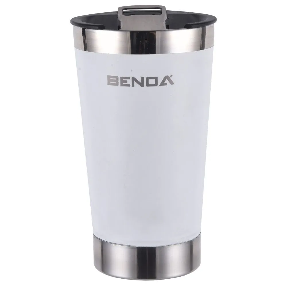 Copo Térmico Benoá KC-MD500 473mL Inox Branco