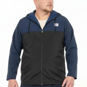 Corta Vento Plus Size Azul