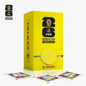 Dispenser com 100 Envelopes Figurinhas da Copa Panini - Único