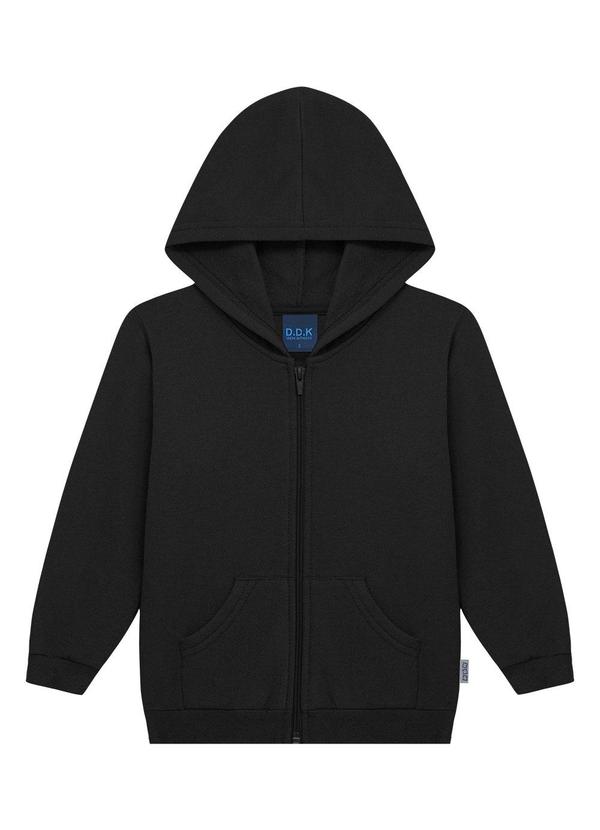 Jaqueta Infantil com Capuz Preto