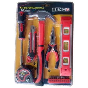 Kit de Ferramentas Benoá YF-15823 16 Peças Matelo Gradienter
