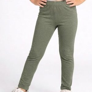 Legging Infantil Cós com Elástico Verde