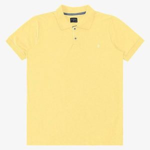 Polo Masculina Básica Amarelo