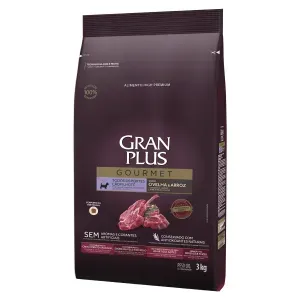 Ração GranPlus Gourmet Cães Filhotes Todos os Portes Ovelha e Arroz