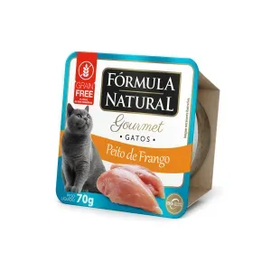 Ração Úmida Fórmula Natural Gourmet Gatos Peito de Frango - 70 g
