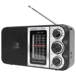 Rádio Portátil Benoá CB-1703 AM/FM Preto/cinza