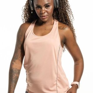 Regata Feminina com Filete Rosa