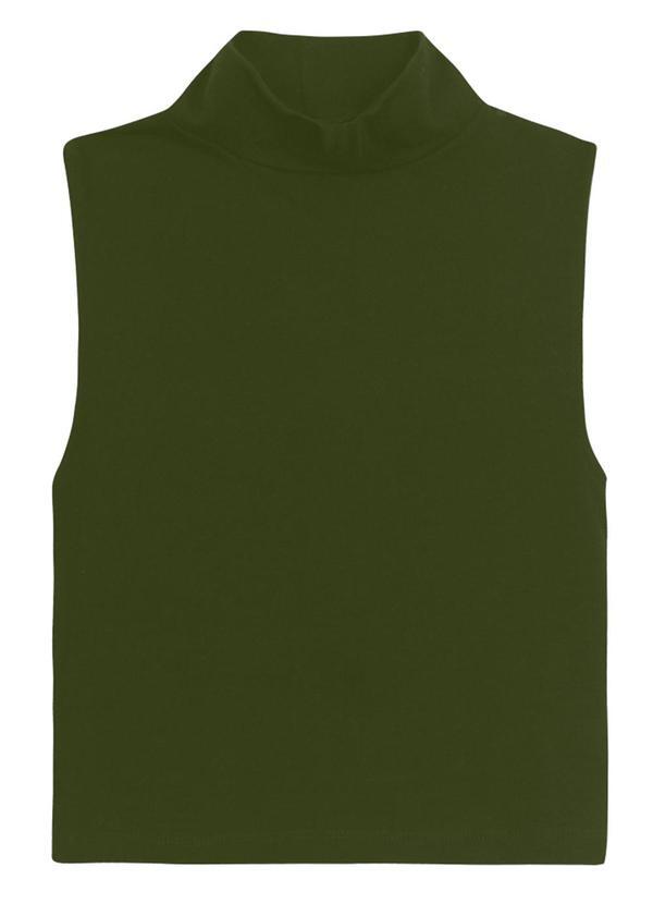 Regata Feminina em Cotton Verde