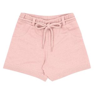 Short Meletom Linho Rosa