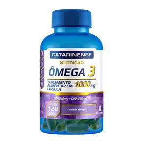 Suplemento Alimentar Ômega 3 Catarinense 120 Cápsulas
