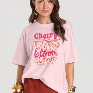T- Shirt Feminina Oversized Rosa