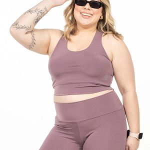 Top Nadador Plus Size Roxo