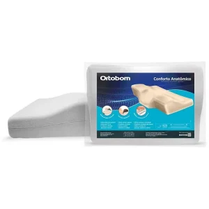 Travesseiro Ortobom Conforto Anatômico Branco