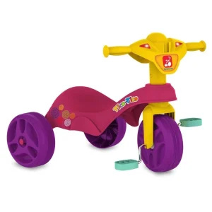 Triciclo Bandeirante Tico-Tico Assento Anatômico Azul