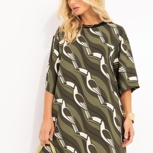 Vestido T-Shirt Tucano Gráfico Verde
