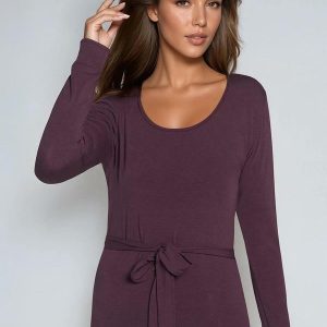 Blusa Decote Redondo Roxo