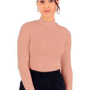 Blusa Feminina Manga Longa Ana Ruga Rosa