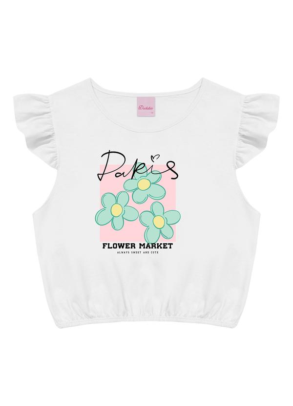 Blusa Flower Market Branco