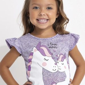 Blusa Unicórnio Roxo