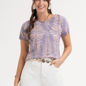 Blusa em Misturinha Roxo