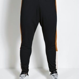 Calça Caramelo, Preto e Branco com Recortes
