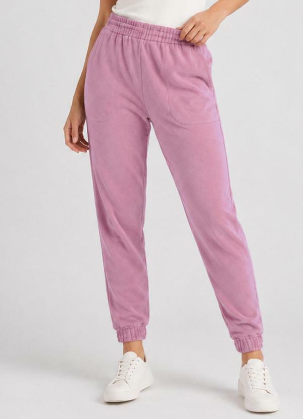 Calça Feminina Jogger Rosa