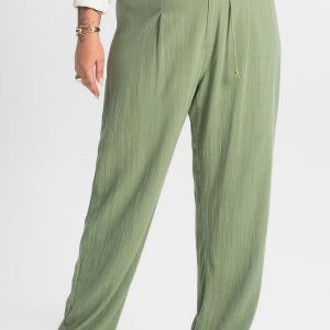 Calça Feminina Reta Verde