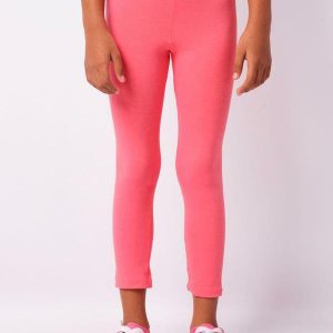 Calça Infantil Legging Lisa Rosa