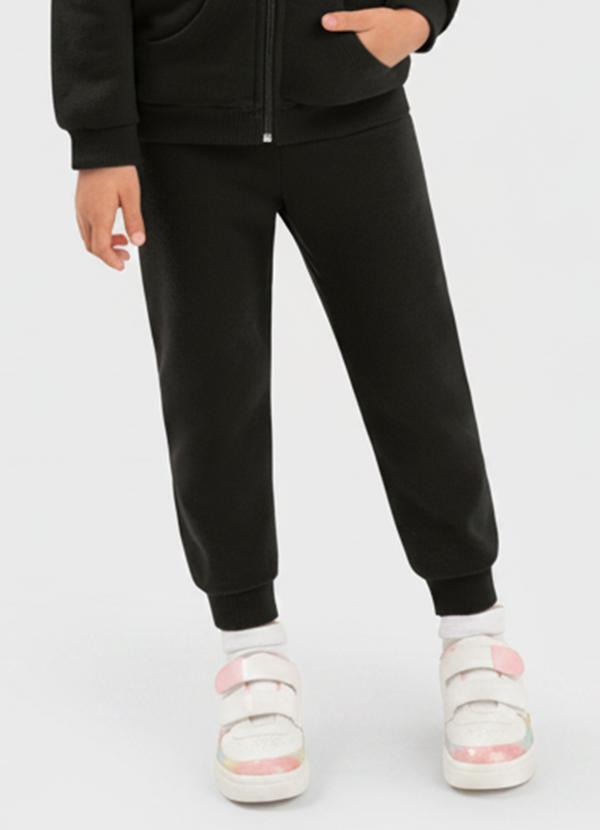 Calça Infantil em Algodão Preto