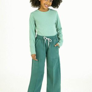 Calça Infantil em Moletinho Verde