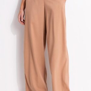 Calça Marrom Claro em Linho