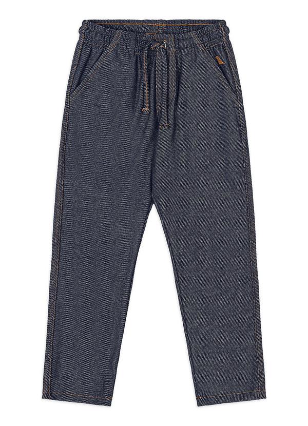 Calça Moletom Bolsos Funcionais Azul
