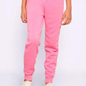 Calça Moletom Juvenil Rosa