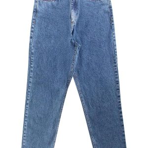 Calça Mom Denim Azul