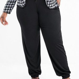 Calça Preta Jogger Plus Size