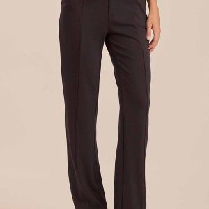 Calça Reta Retrô Glam Preto