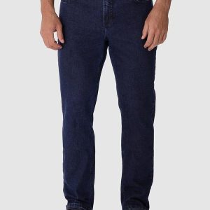 Calça Slim Jeans Azul Escuro
