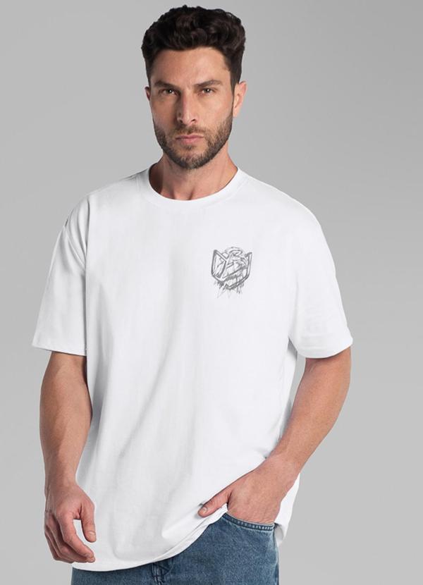 Camiseta Over Branco