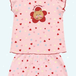 Cj.Pijama Blusa/Short Rosa