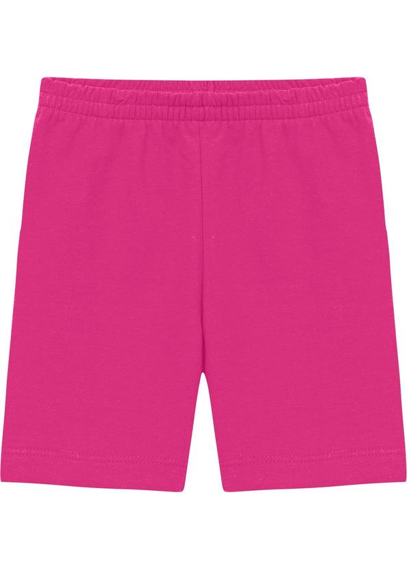 Conjunto Bata Cereja Listras e Bermuda Rosa