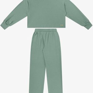 Conjunto Blusão com Calça Verde
