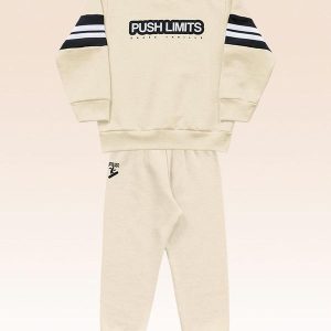 Conjunto Blusão e Calça Bege