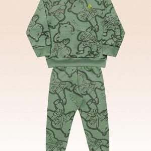 Conjunto Blusão e Calça Verde