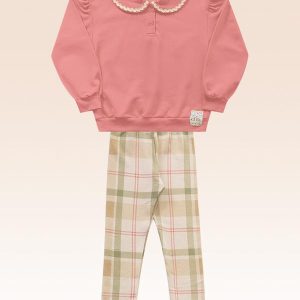 Conjunto Blusão e Legging Rosa